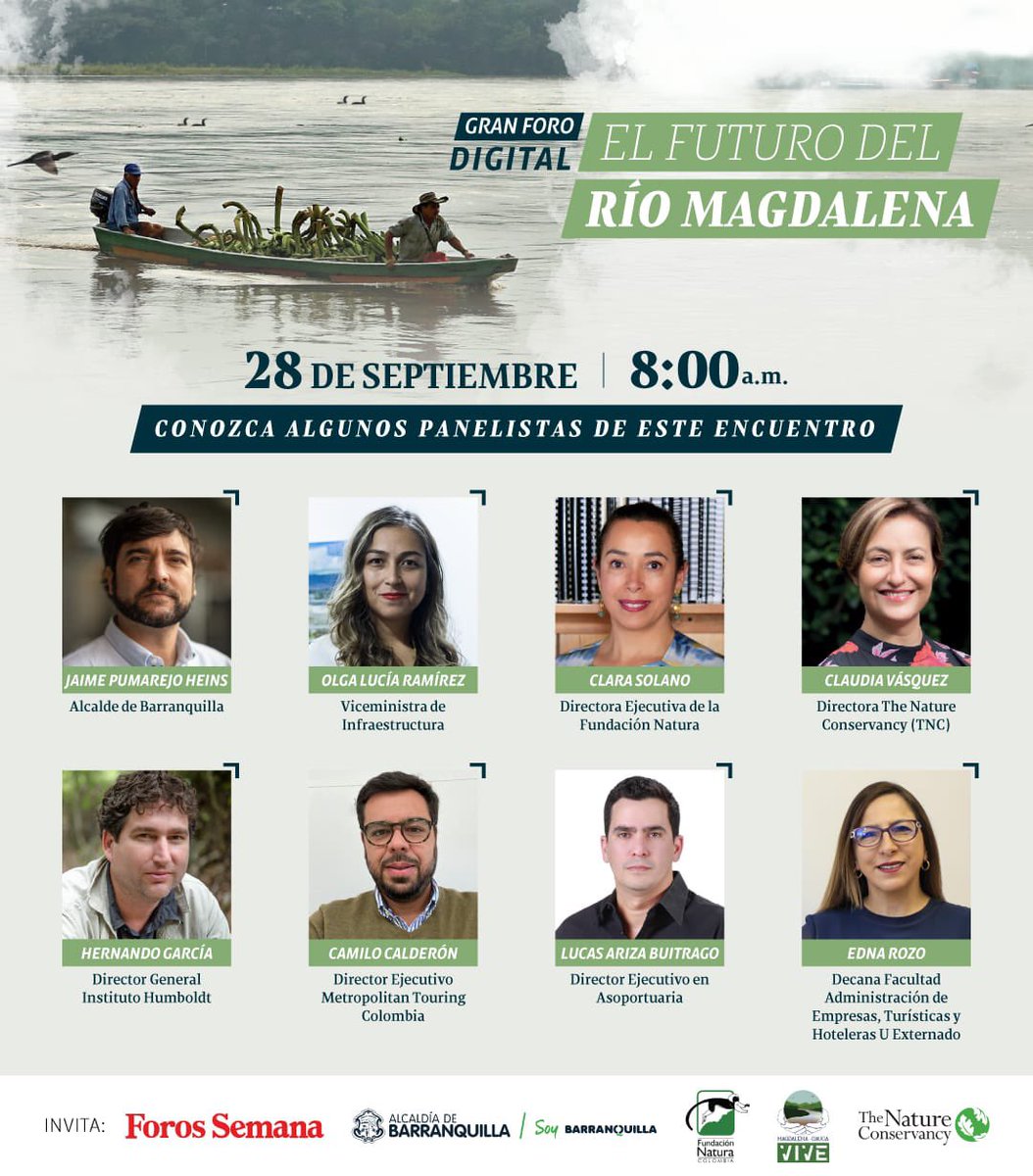 asoportuaria's tweet photo. Mañana haremos parte del foro sobre el Futuro del Río Magdalena donde compartiremos, desde el punto de vista de los usuarios, nuestra visión sobre la importancia de recuperar y mantener esta Hidrovia https://t.co/WVETCmEd9h