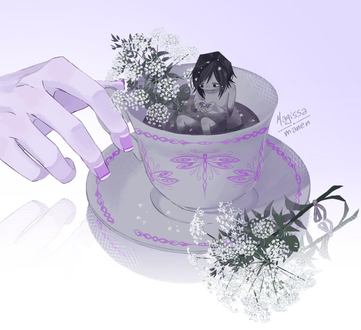 Cicuta
#illustration #ventart #tea #Flowers #art