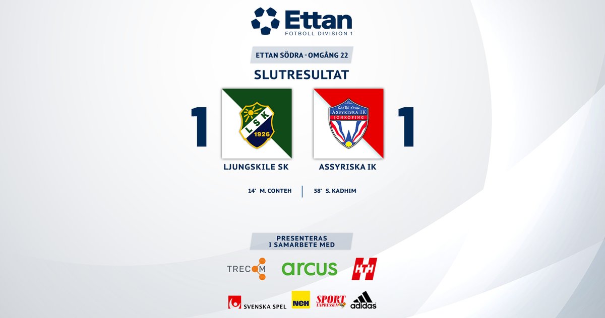 Gårdagens bortamatch mot LSK slutade 1-1.
#assyriskaik