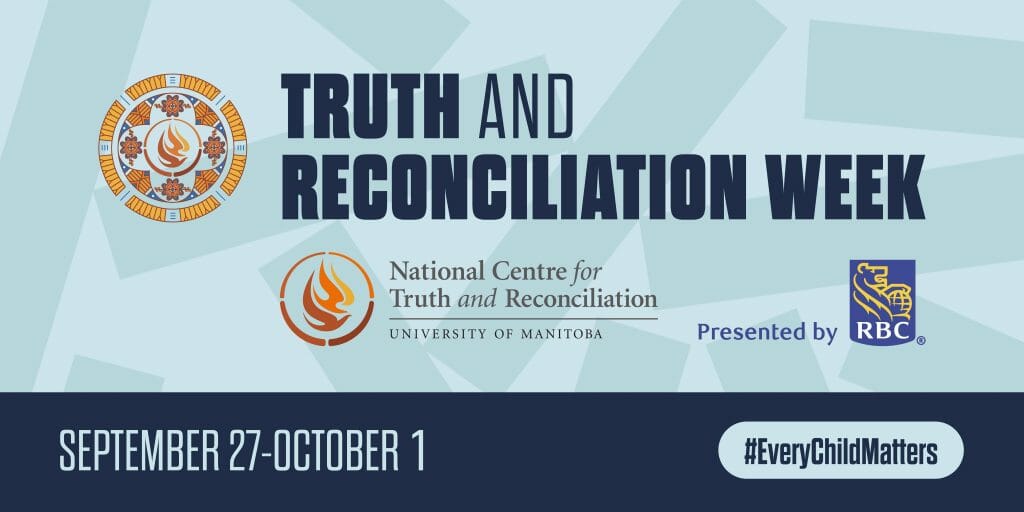 Sept. 27 to Oct. 1 is National Truth and Reconciliation Week in Canada. It is an opportunity to continue to learn about residential schools and how to participate in meaningful reconciliation. <a href="/NCTR_UM/">NCTR</a>

More: nctr.ca