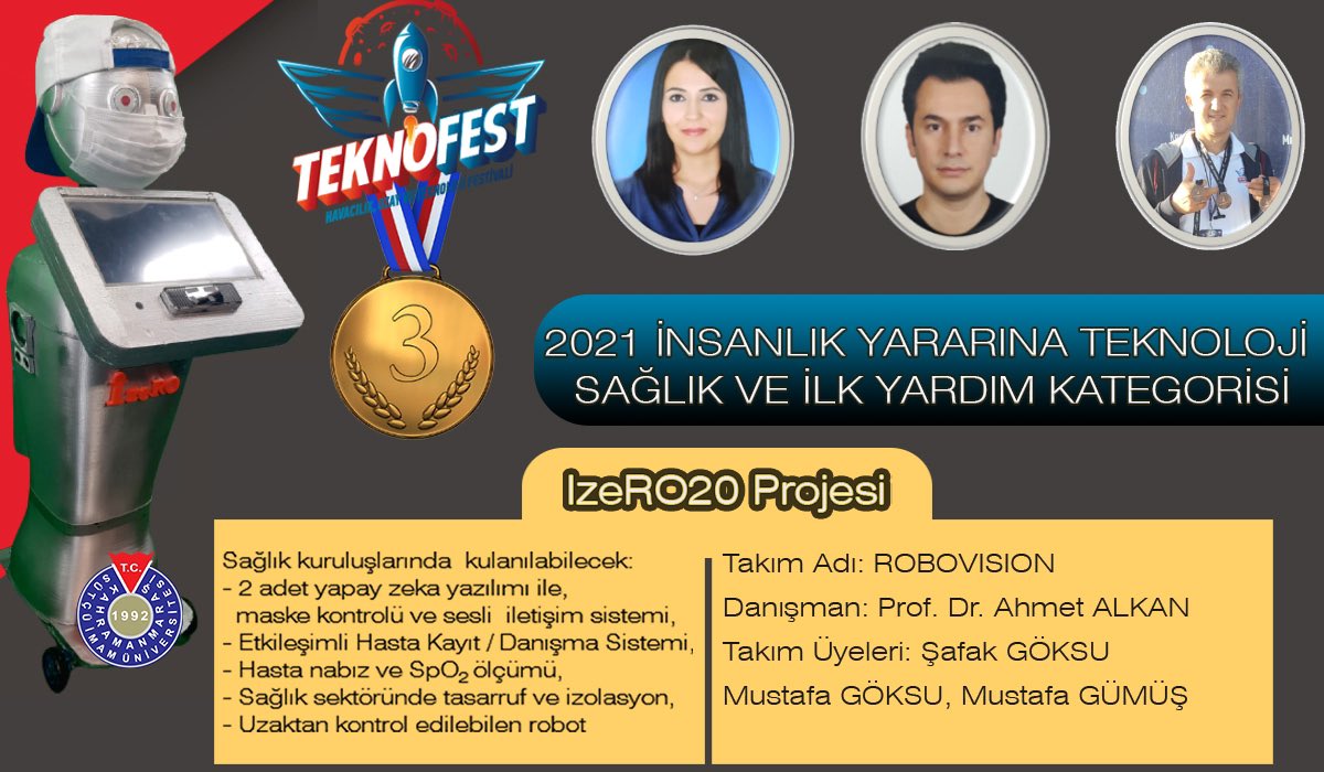 adyu2006's tweet photo. #ADYÜ’lülerden TEKNOFEST’te bir derece daha 🥉

2021 mezununuz Şafak Göksu’nun takımı #RoboVision, Teknofest 2021 İnsanlık Yararına Teknoloji Sağlık ve İlk Yardım kategorisinde 3’üncülük ödülüne layık görüldü.

Mezun öğrencimizi ve RoboVision takımını tebrik ediyoruz 🎗 https://t.co/MOxipbIJmD