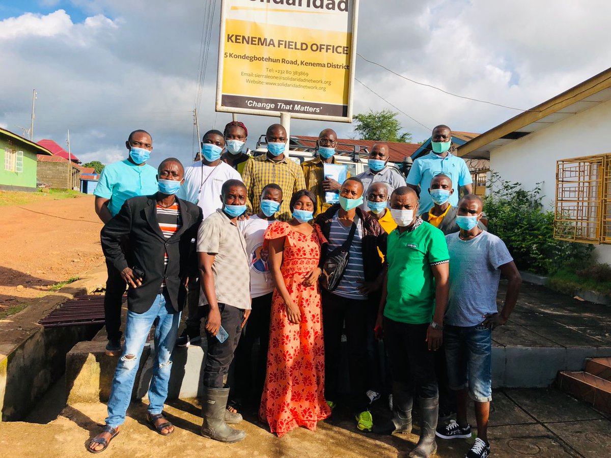 Solidaridad_wa's tweet photo. @Solidaridad_wa is training 20 community facilitators on #digital data collection under #CORIPII and #SWAPPII in #SierraLeone. The training will enhance their skills to collect farmer-level data to monitor the progress of the two programmes, which is funded by @NLinGhana. https://t.co/Y7GXOBx4AV