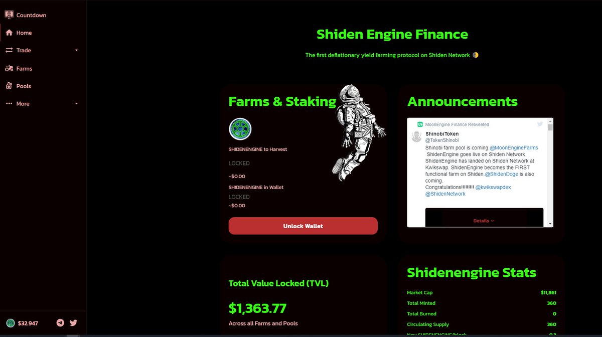 MoonEngine | ShidenEngine Finance tweet media