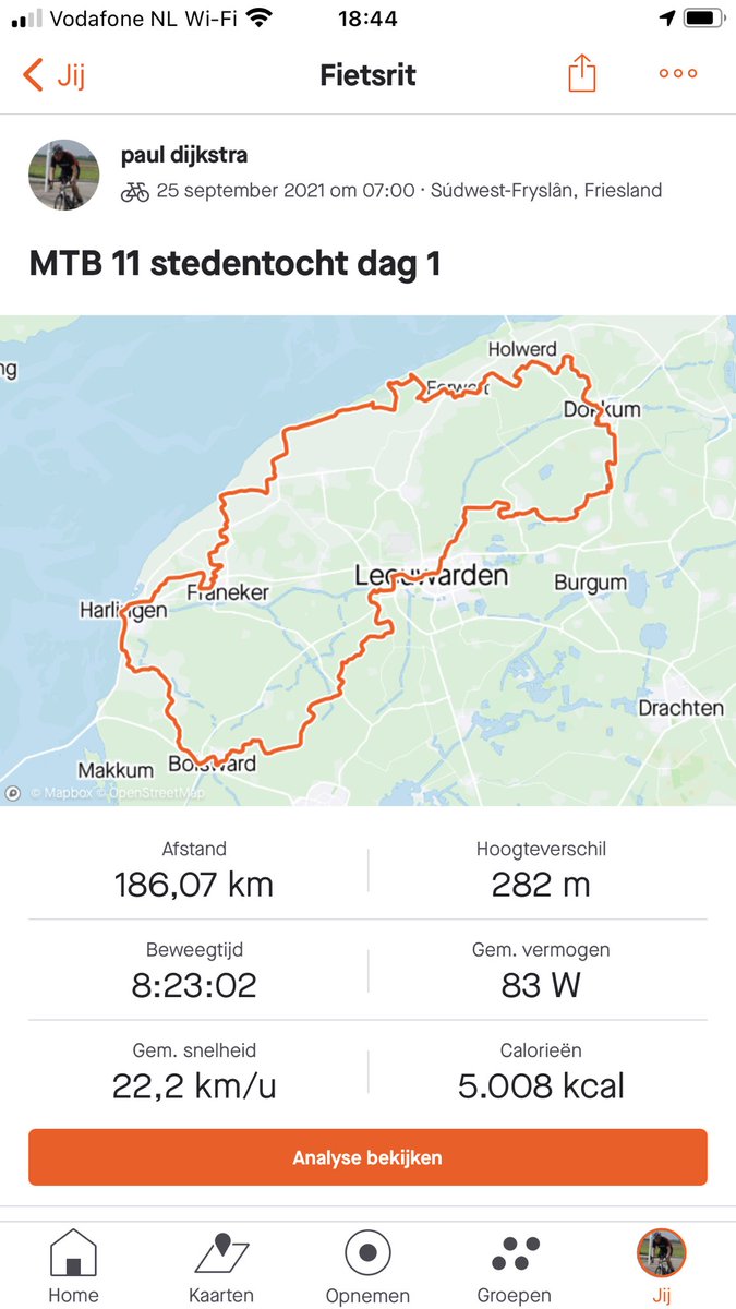 Padij's tweet image. Wat een prachtige tweedaagse de @fiets11steden mtb tocht . Meer dan 300 km in twee dagen. #friesland op zijn mooist.
Puike organisatie.
(Op de route bij de boer over het erf na dan)😅