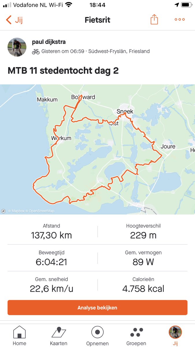 Padij's tweet image. Wat een prachtige tweedaagse de @fiets11steden mtb tocht . Meer dan 300 km in twee dagen. #friesland op zijn mooist.
Puike organisatie.
(Op de route bij de boer over het erf na dan)😅