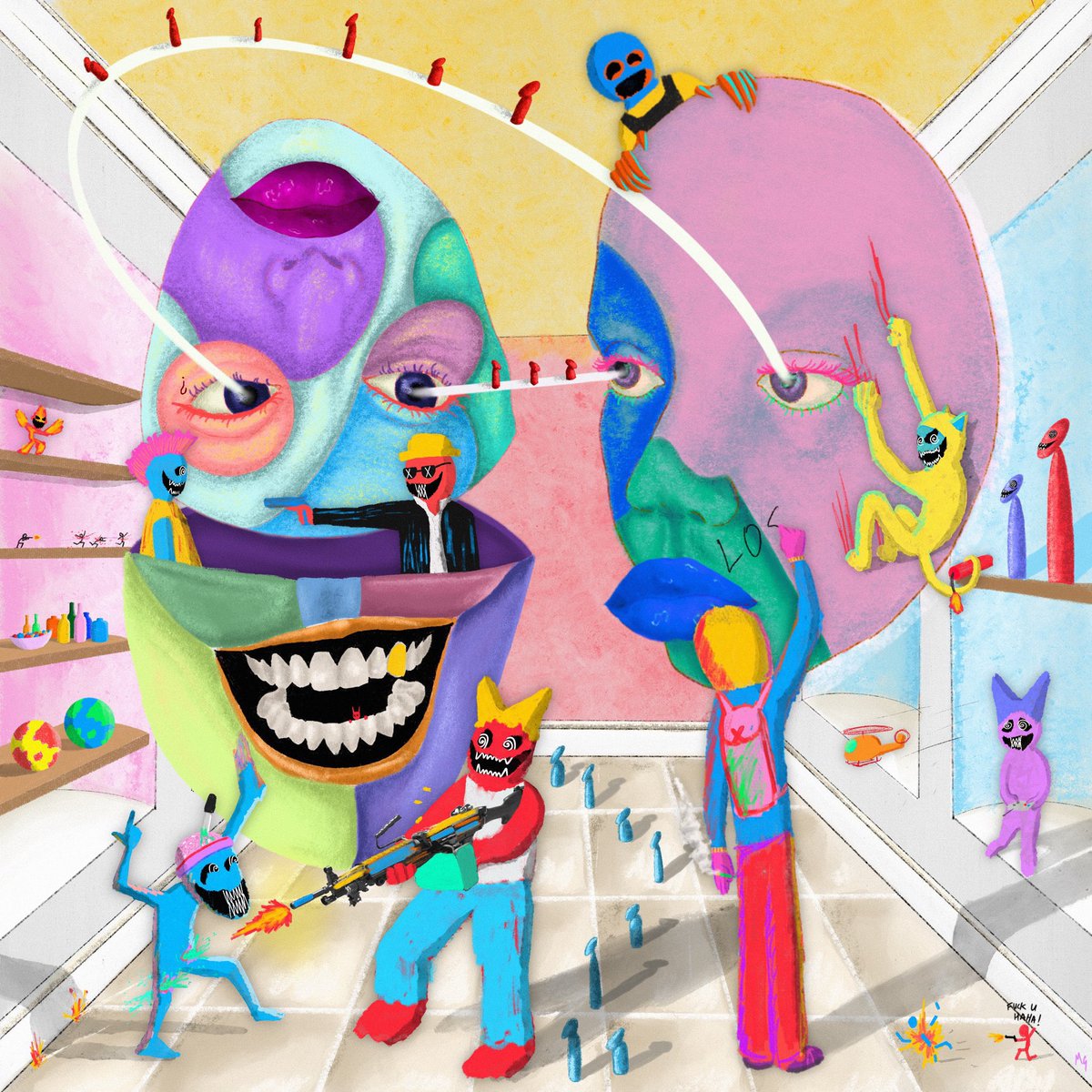 myriadinart's tweet photo. It’s All In My Head (2021) 

collab with Other World ❤️ https://t.co/vSooB50yUA