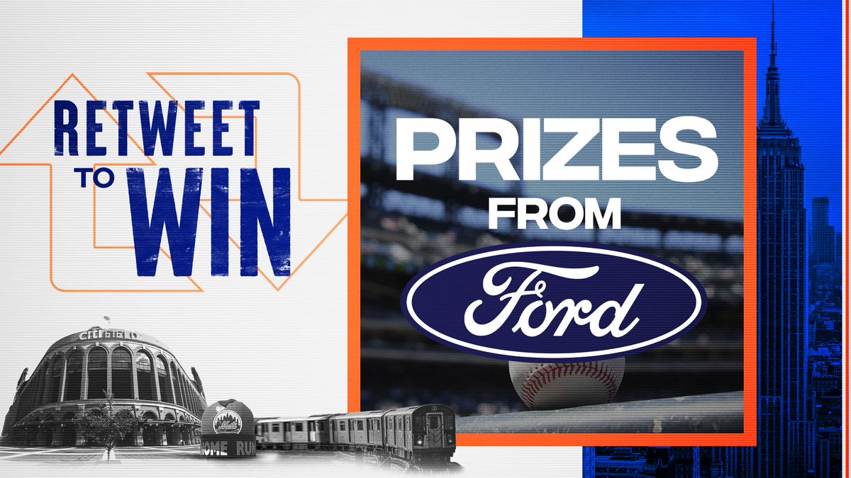 RT this for your chance to win great #Mets prizes from <a href="/Ford/">Ford Motor Company</a>. #FordxMetsAmazinGiveaways

Rules: atmlb.com/3zQjaNz