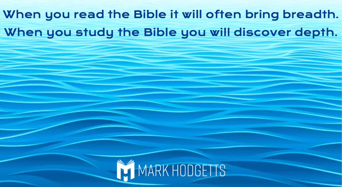 Mark_Hodgetts's tweet photo. Reading the Bible is like scooting across the sea in a motorboat, getting a general idea of the surroundings.
Studying the Bible is like cruising consciously in a glass-bottom boat, getting a view of the life beneath the surface.
Bible courses available: https://t.co/Qs5cVDrNok https://t.co/4qql9PXsWN