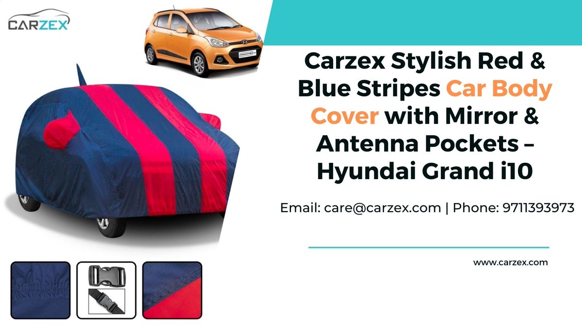 carzexdotcom's tweet photo. Carzex Stylish Red & Blue Stripes Car Body Cover with Mirror & Antenna Pockets – Maruti Suzuki Swift 2012-2017
Place an order - https://t.co/1VqxfeDBdf
For any query / Concern, please Contact - Email: care@carzex.com | Phone: 9711393973
#carbodyshop #carzex #bikecover https://t.co/GIphQm0bsi