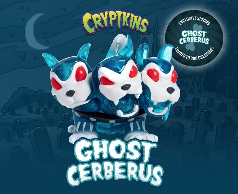figures_dot_com's tweet photo. #NewYorkComicCon Exclusive #CryptkinsUnleashed: Ghost Cerberus https://t.co/03pZkiriaw @Cryptozoic https://t.co/rTj7FMz7FT