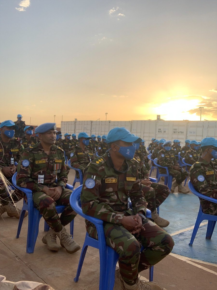 Gyllensporre's tweet photo. High operational tempo, good attitude, and openness characterize the battalion from #Bangladesh in #Gao. It is with devotion and self-sacrifice that they contribute to the implementation of the Peace Accord #A4P https://t.co/oEfQ8nOPzE