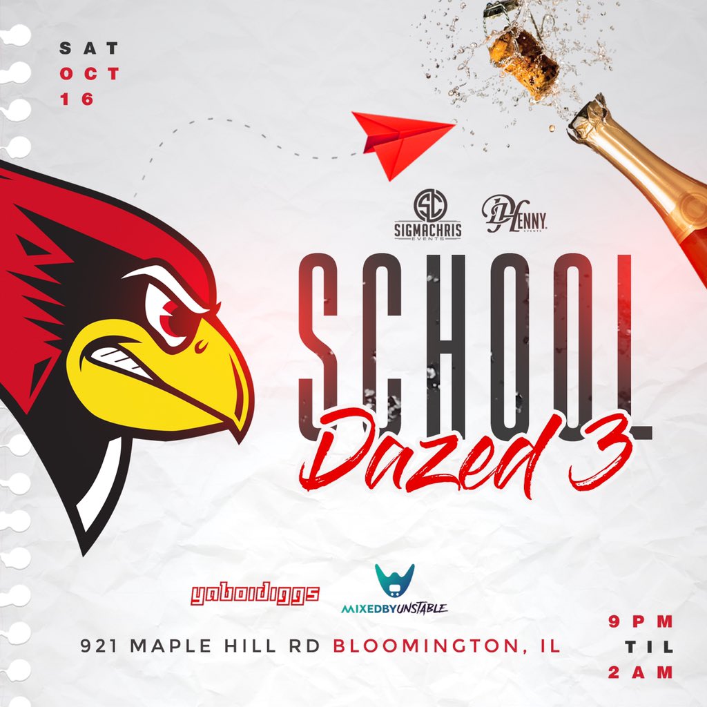 Calling all #Redbirds! Tickets on sale now for our Alumni celebration in honor of our Alma Mater’s hundredth homecoming anniversary! I look forward to hosting once again alongside my fellow alumni <a href="/d__henny/">D. Hennington</a> &amp; @ajonra @yaboidiggs @mixedbyunstable
 
schooldazed3.eventbrite.com
