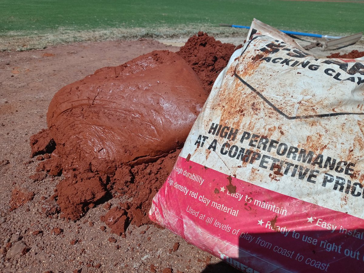 Good news .... Last mound build of the with mud... <a href="/Turfaceproducts/">Turface Athletics</a>