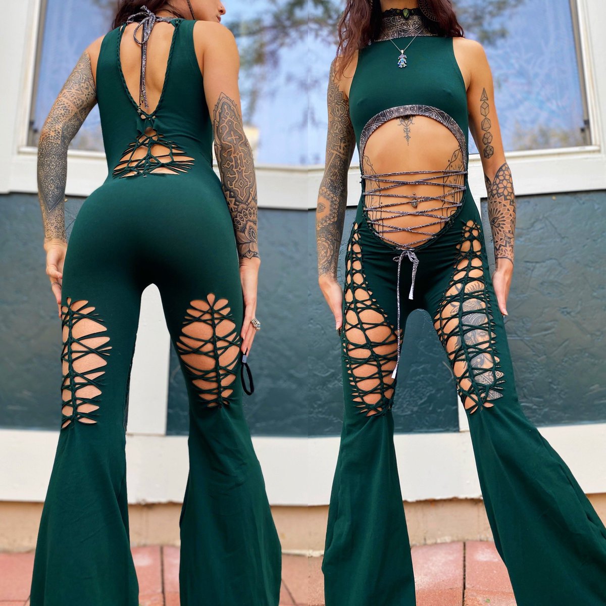 astralelfie's tweet photo. introducing the temptress jumpsuit🐍🐉✨ https://t.co/XHoACp3O6A