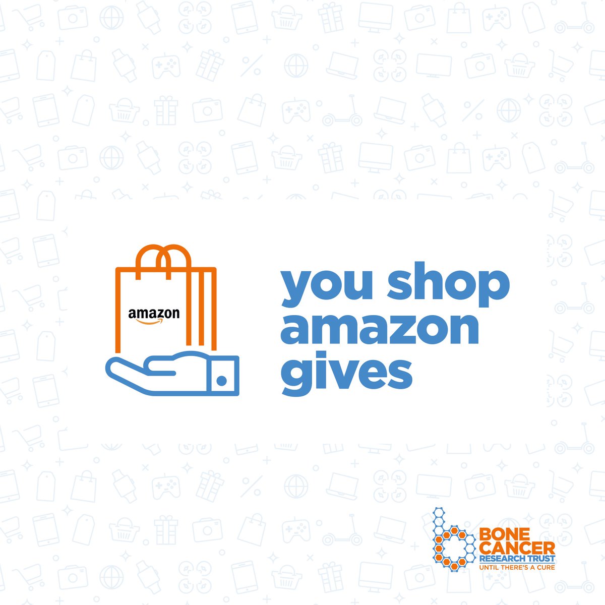 Starting your Christmas shopping early? Get your little ones what they desire and help raise vital funds this #ChildhoodCancer Awareness Month, all simply by shopping on Amazon! All you need to do is sign up selecting to support <a href="/BCRT/">Bone Cancer Research Trust</a>, HAPPY SHOPPING! - amzn.to/33APPrZ 🧡