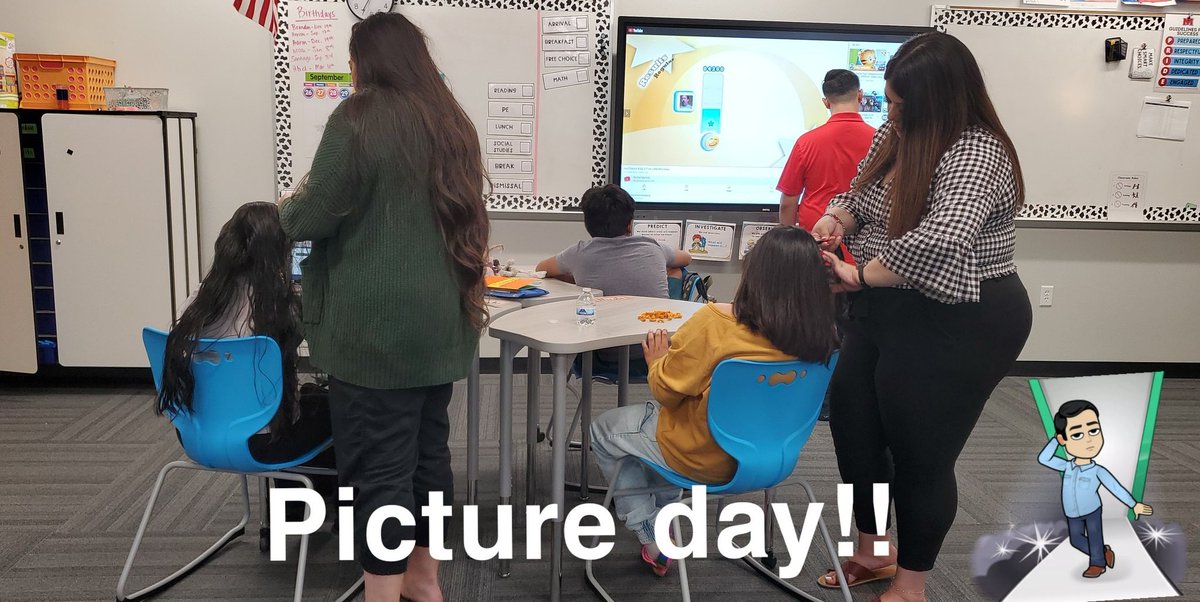 MrV_sped's tweet photo. Making sure are kiddos are picture day ready 🕺💃 @mrsbooone @saamgarciaaaa https://t.co/mOAhJW2FxU