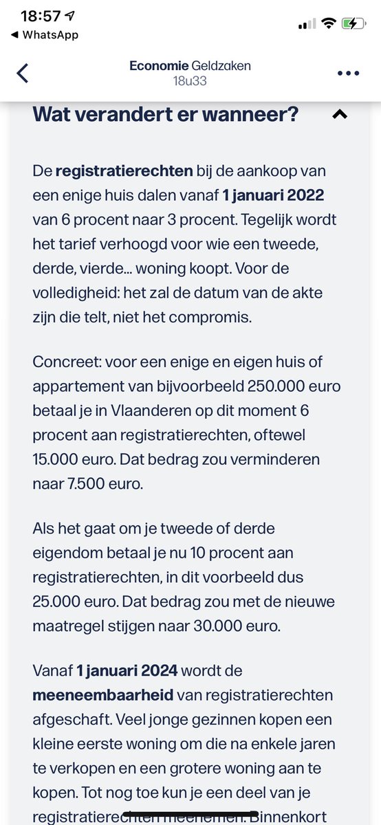 Lucavankerckz's tweet photo. @Silverenthsist @dieterverbeke1 @jvluijmans @MDiependaele @mdiemanuele Vanaf 1 januari 2022 en bij datum van de akte! 🙏🏼 https://t.co/nTo9XpnvQI
