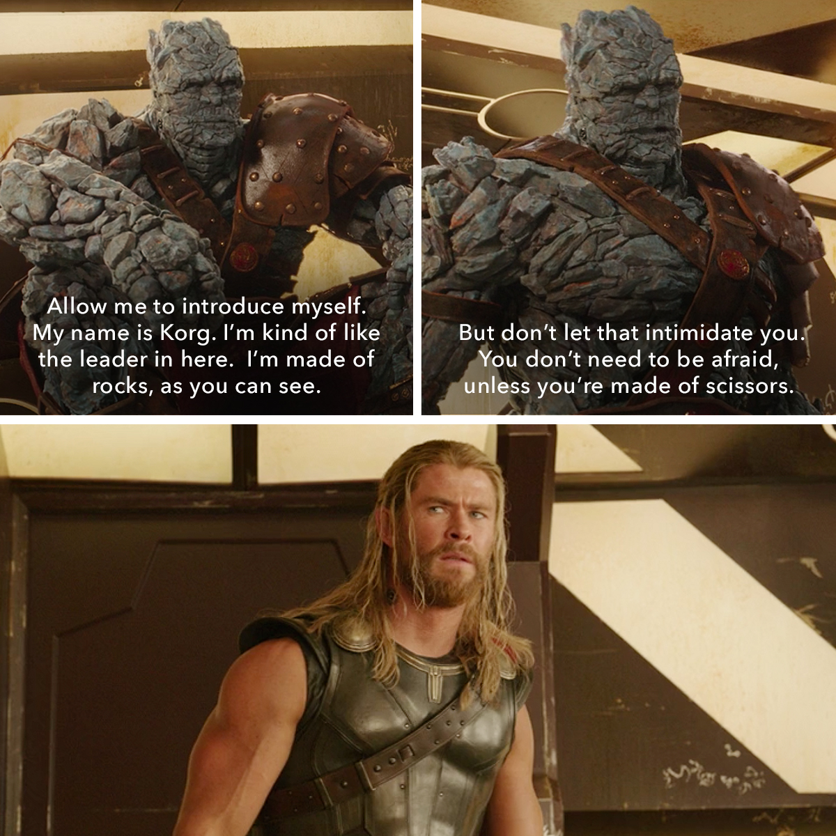 RT @Disney: Don’t take this joke for granite. Stream Thor: Ragnarok on #DisneyPlus https://t.co/EQRJNsK02n
