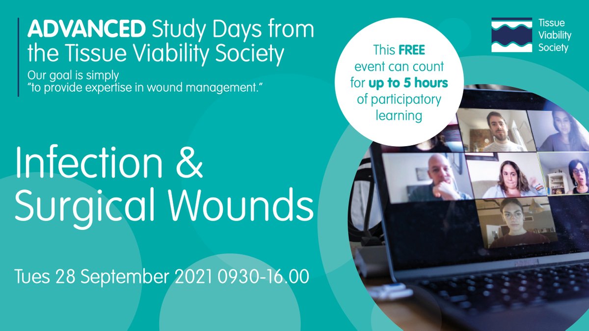 SoTV_UK's tweet photo. Thanks to @HRHealthcare1 @EvolanPharmaUK @BBraunUK @ConvaTecWoundUK @SmithNephewPLC @Coloplast_UK for supporting our Virtual Advanced #TVSStudyDay focusing on "Infection & Surgical Wounds"! We look forward to virtually seeing you all tomorrow! https://t.co/rcXXO1hjnF