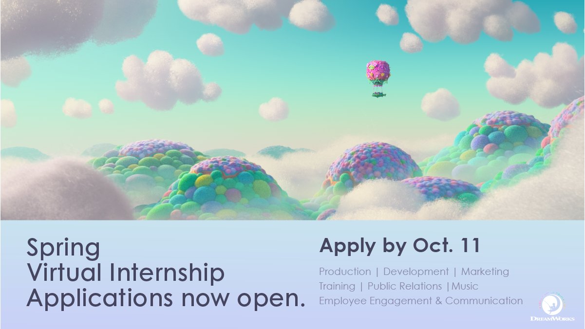 DreamWorks Careers on Twitter "Our Spring 2022 Virtual Internship