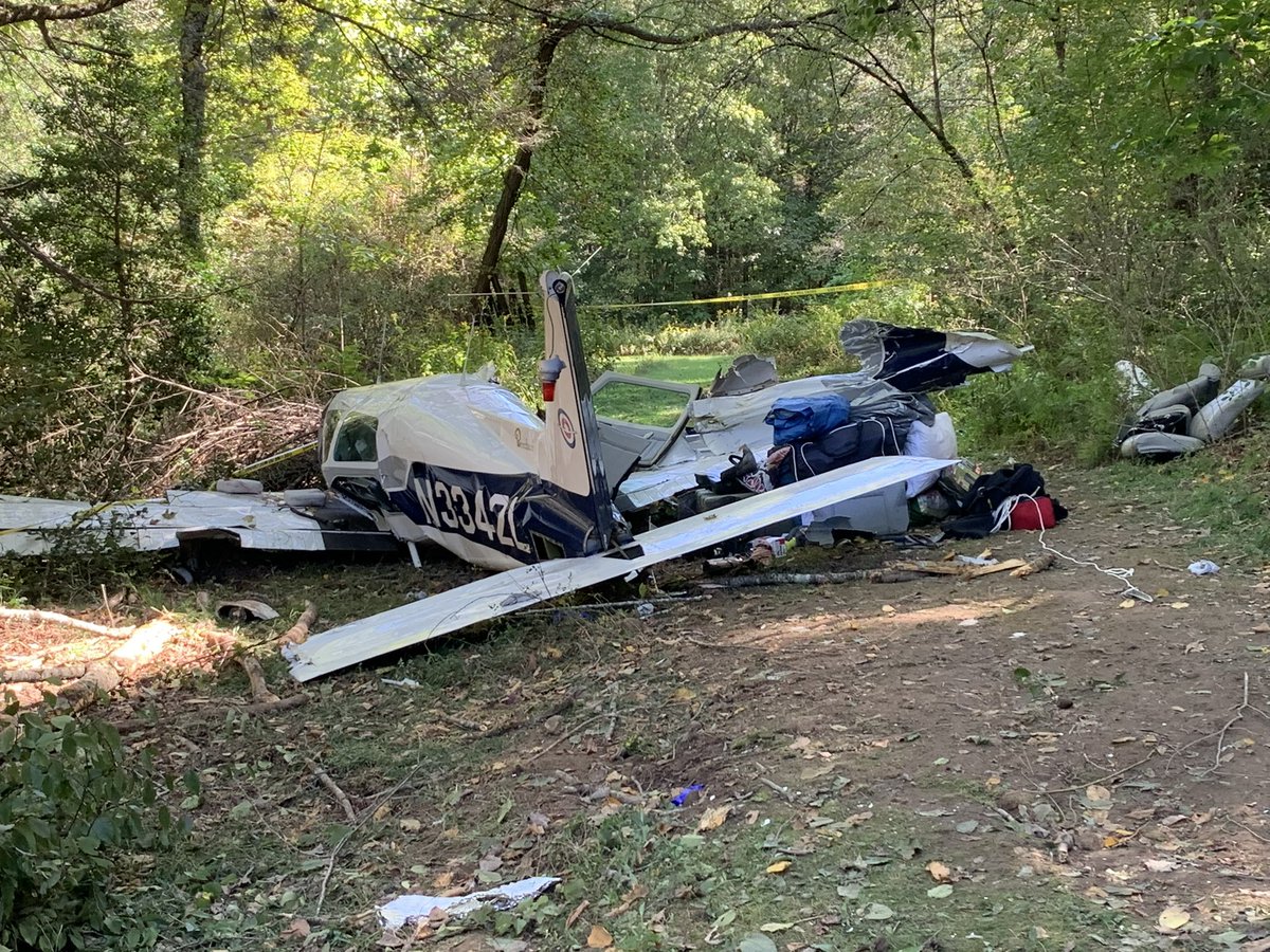 Our photographer on the scene of the fatal plane crash in Fayette County just sent these photos. Three people died yesterday in the crash near Lansing, WV.