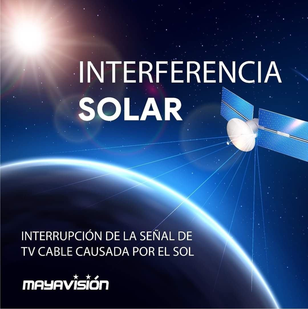 Mayavision_HN's tweet photo. ⚠️Este evento de la naturaleza llamado equinoccio, normalmente se da entre los meses marzo y septiembre, durante 2 semanas aproximadamente. ⚠️

〽️Por causa de las interferencias solares la señal de algunos canales se ve interrumpida. 
Gracias por su comprensión ✅
#QuedateEnCasa https://t.co/dyLqezGxIM