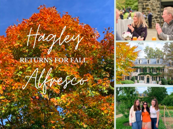 hagleymuseum's tweet photo. Join us for another round of Hagley Alfresco! Come and enjoy the property in the fall along with great food, drinks and live music! 🍁 Purchase your tickets here: https://t.co/8SXcq54aLF Next date: Thursday, Sept. 30 with Le Cavalier. https://t.co/w5Kob8YEI0