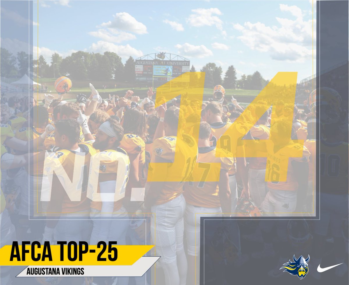 No. 14 in the latest <a href="/WeAreAFCA/">AFCA</a> Top-25 ⚔️

#BeTheRock | #BuildingChampions