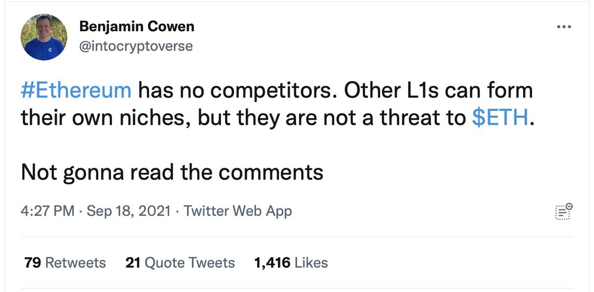 Ahjira's tweet photo. Interesting... Ben Cowen @benjamincowen blocked me for making note of his post. That's Lark-level emotional if you ask me. https://t.co/Ln8GpLVVKj
