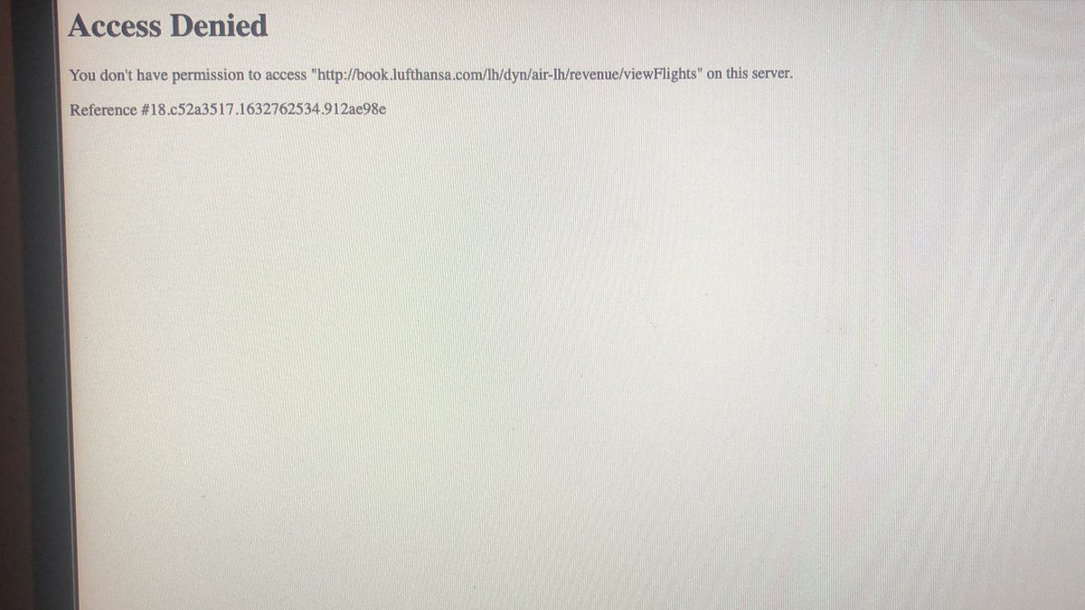 taracallaghan's tweet photo. @lufthansa been trying to book a flight all day. App doesn’t work - due to issues with ios15 and when I follow the instructions to book on the website I get this… https://t.co/lQ4X7uo5M2