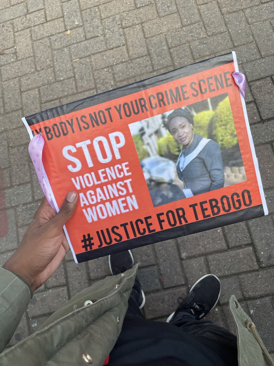 JUSTICEFORTEBO's tweet photo. On the 14th of May 2020 around 17:00 Tebogo was allegedly brutally murdered by her husband, shooting her with 11 bullets. Tebogo was declared dead on the scene and the husband was granted bail  for R10 000. https://t.co/gq4ohFVo8U