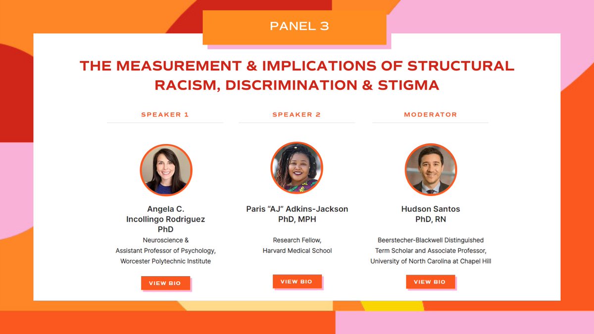 NursingCANS's tweet photo. .#2021AdvancedMethods panel will discuss frameworks highlighting holistic implications of racism & discrimination in health-related research ft. Angela C.Incollingo Rodriguez @WPI Paris “AJ” Adkins-Jackson @harvardmed Hudson Santos @hudson_santosjr @UNCSON https://t.co/Vr3rbJYtp0 https://t.co/9BLrnfgXox