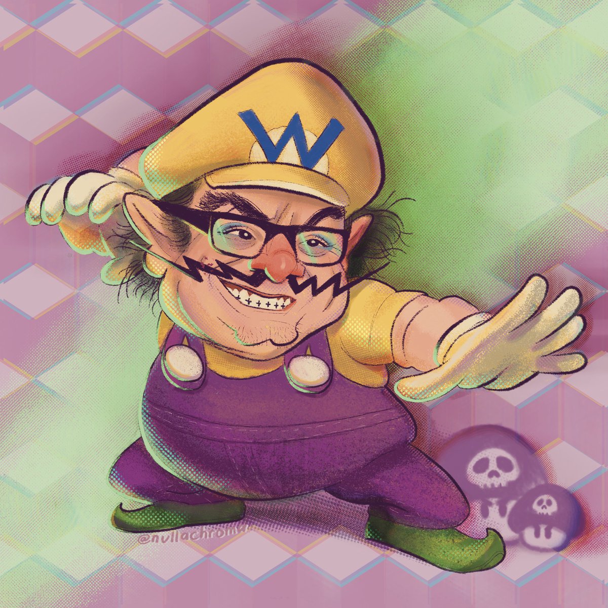 nullachroma's tweet photo. One day Nintendo fans will get the casting we deserve #wario #wariodevito #mario #chrisprattsucks https://t.co/SroAqEK4wC