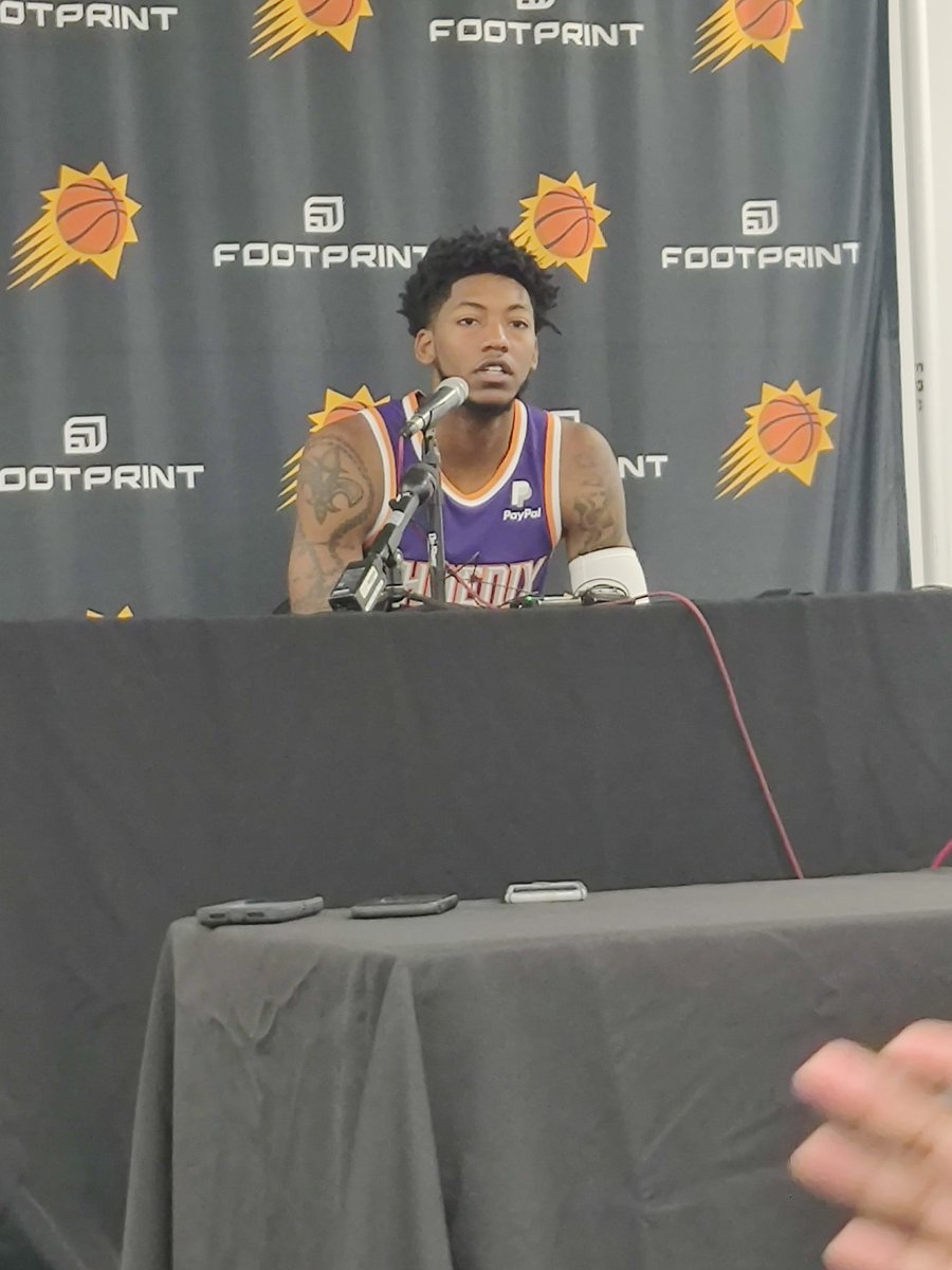 plronsports's tweet photo. "I try to come in and add value and try to help" #ElfridPayton #Suns #MediaDay https://t.co/m6MjOwQkAg