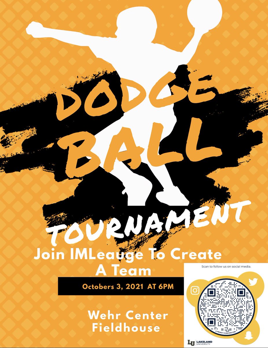 Lu_Activities1's tweet photo. #WhatsHappeningMuskies
Dodgeball registration is open‼️Get your teams together. Let’s have some fun #FinsUp🐠 https://t.co/0goHSCcP8a