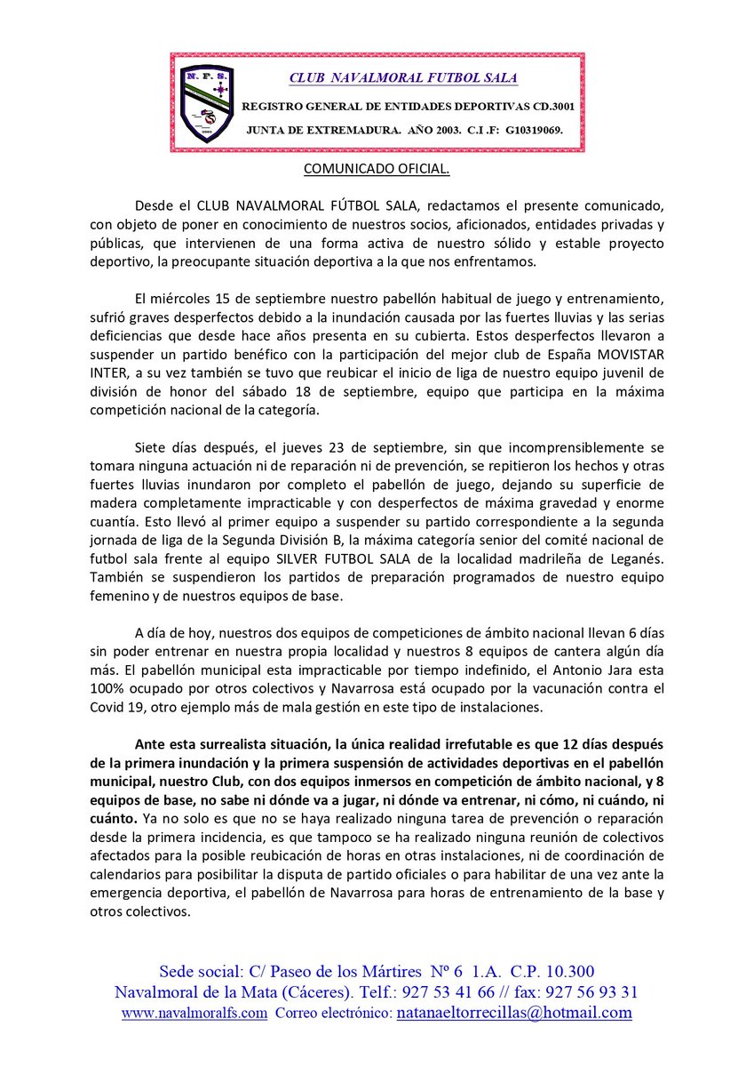 Navalmoral FS tweet media