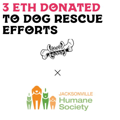 CanineCartelNFT's tweet photo. [1/4]
The Canine Cartel just donated 3ETH ($9,087.60) to @jaxhumane—a Florida based non-profit animal welfare organization dedicated to helping pets and people who love them. 🐶

#nft #nftcommunity #dog #dogrescue https://t.co/7dgD25sp5I