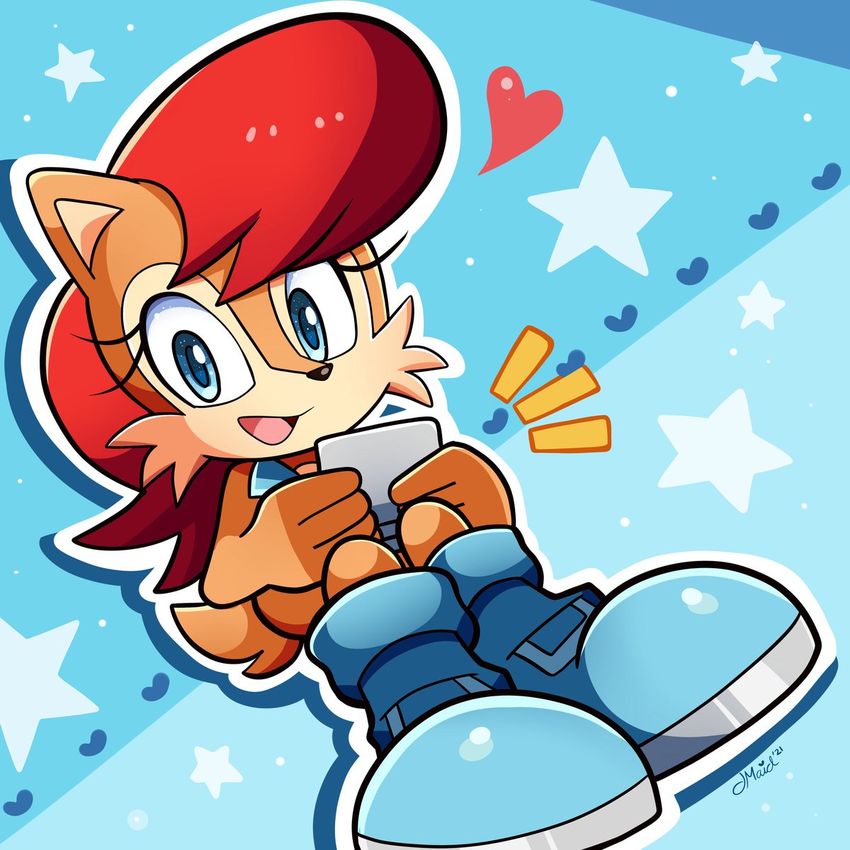 Domestic_Maid's tweet photo. Sally Acorn. 💙💙

#SonicTheHedgehog #FANART https://t.co/7Cie3Rx4dQ