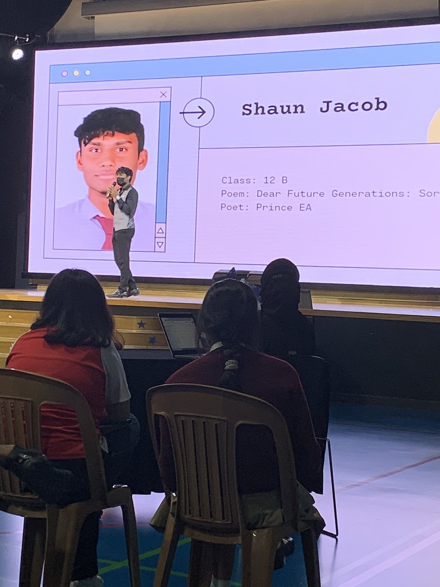 AJohn2590's tweet photo. Congratulations Shaun and thank you for reminding us what it’s like to ace poetry recitation like a pro 🎊🎊 @ShaunJacob08 @Fatima_Martin @TeresaRusten @GNMS_Tigers @gemsnms_alkhail @SwastikaNms https://t.co/U9NEqG0Dbf