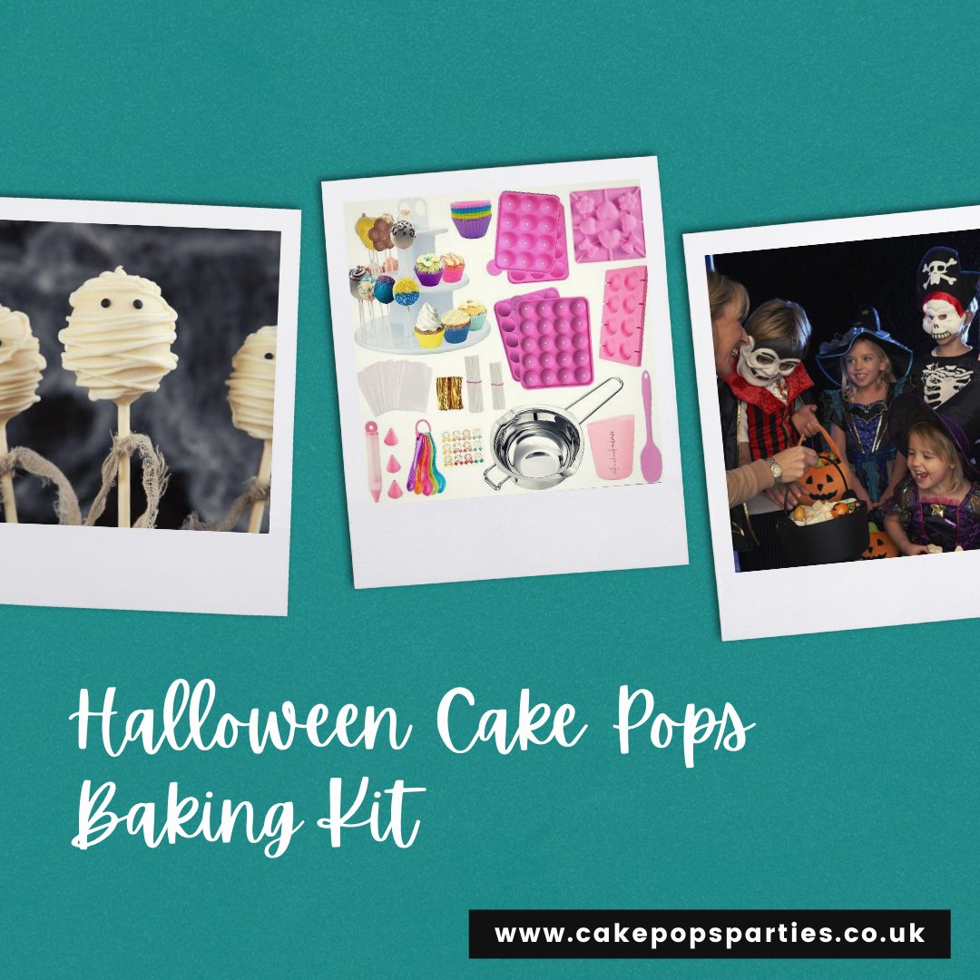 Halloween Cake Pops Parties Baking kit comes with cake pops ingredients and cake pops baking equipment in one box. You can also make lollipops and cupcakes as well. bit.ly/3ivPtvN
#Halloween #CakePops #Baking #Kit #CakePopsParties #cake #cakes #cakedecorating #dessert