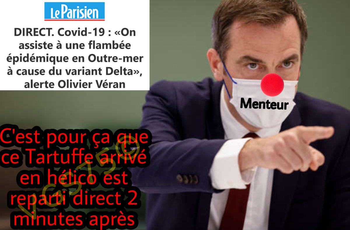 VSTAR75Officiel's tweet photo. @olivierveran #Tartuffe #Veran #Assassin
#Macronie #Pourri
#Menteur #Verole https://t.co/8DeiPZat3N