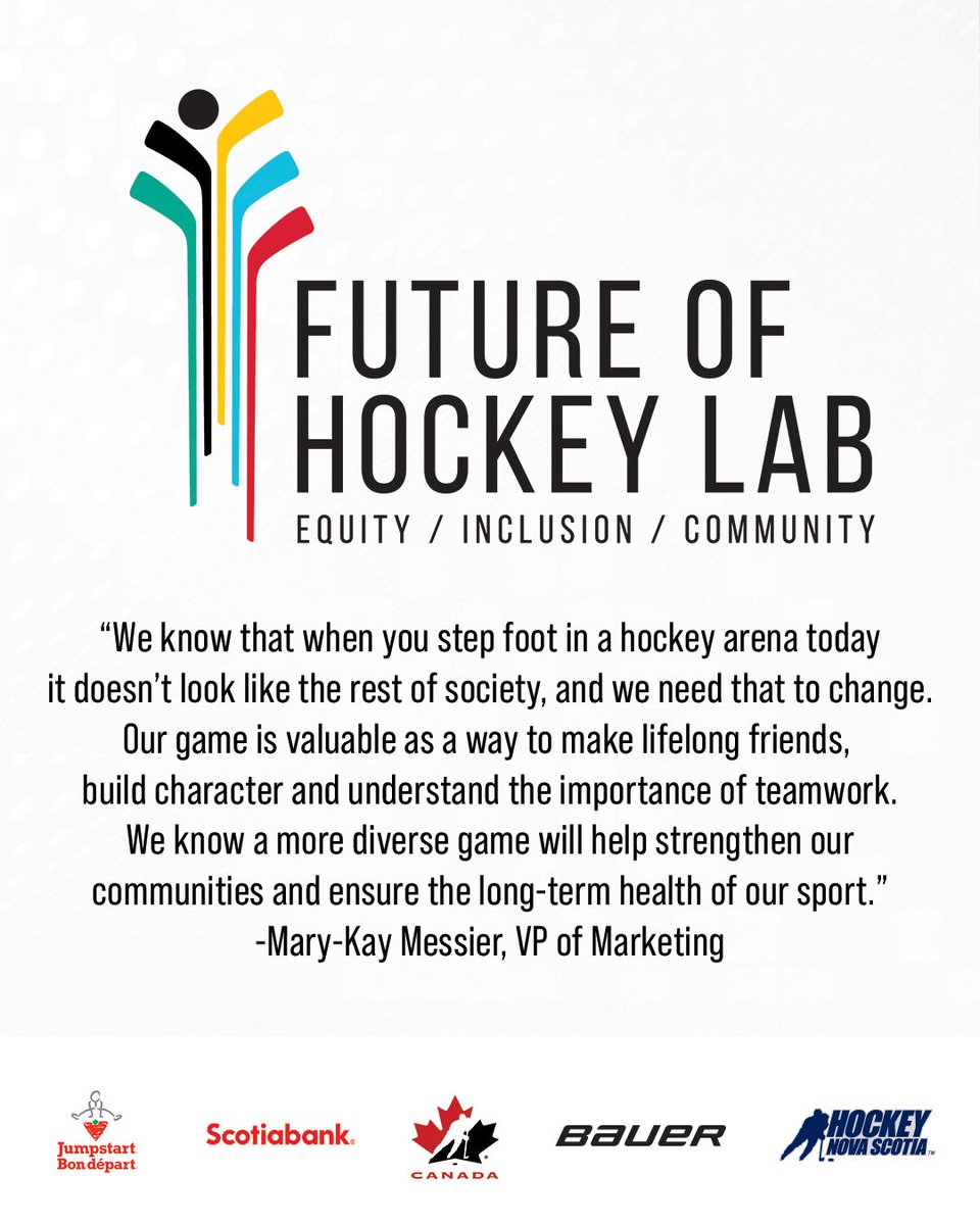 PLAY. TEST. LEARN. GROW.

Today, we're proud to help launch the <a href="/FutureHockeyLab/">Future of Hockey Lab</a>, working with our partners to make hockey more welcoming and equitable.

Let’s make the game we love even better. Learn more at futureofhockeylab.com! #TheFutureOfHockey