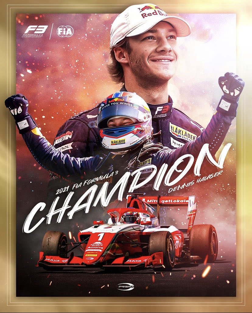 Dennis Hauger Official (@hauger_dennis) on Twitter photo World champion of @FIAFormula3 🏆
No words.... thanks to <a href="/PREMA_Team/">PREMA</a> and everyone supporting out there!! World champion of @FIAFormula3 🏆
No words.... thanks to <a href="/PREMA_Team/">PREMA</a> and everyone supporting out there!!