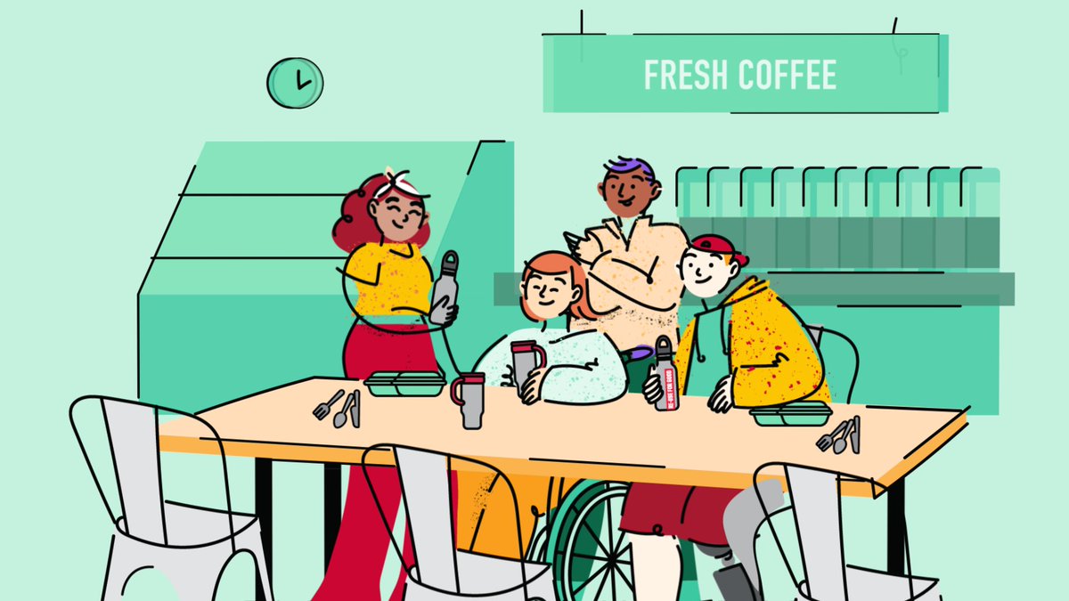 SFUAncillary's tweet photo. #ReuseForGood is a SFU Zero Waste initiative that prioritizes accessibility. This is why Re-use for Good has committed to not banning single-use plastics, such as straws, but instead provide a range of reusable products at no charge for community members who need them. https://t.co/UAal3VpZRJ