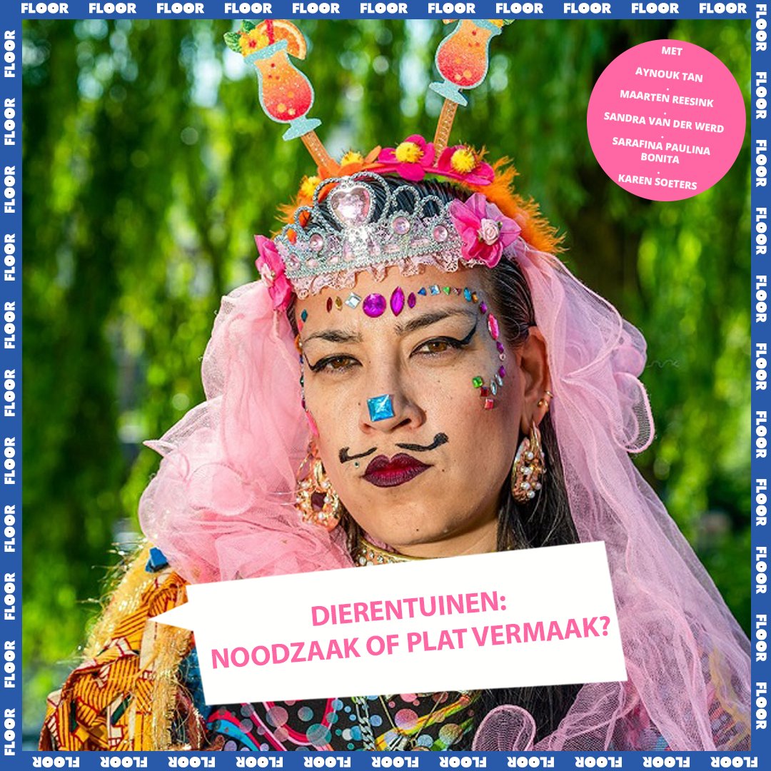 A.s. 4 oktober, Dierendag, gaat #Aynouktan met o.a. #Sandravanderwerd, #Maartenreesink en <a href="/KarenSoeters/">Karen Soeters</a> praten over #dierentuinen en de relatie tussen mens en dier. Meld je aan via hva.nl/floor