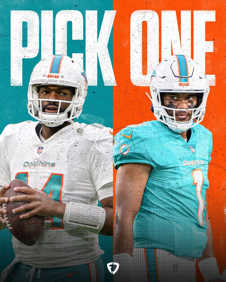 Which QB gives the Dolphins a better chance to win? RT: Tua Like: Brissett