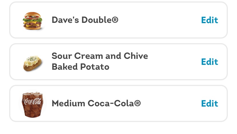 CBryujin's tweet photo. @WendysCanada these folks seem to be missing an integral part to any Wendy’s order…the baked potato! #WendysPhone #Contest https://t.co/HepALGO12J