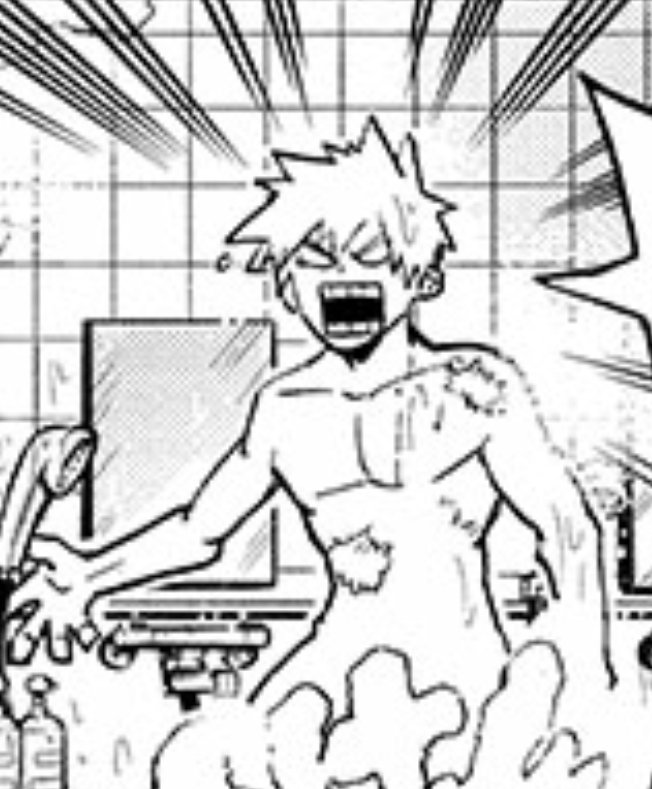 It is now mandatory to draw Bakugo with his I Saved Deku scars at all times 😤😤😤 