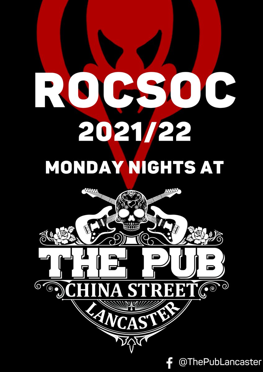 We're back in black! With just two short weeks until the beginning of this academic year it is my pleasure to remind you all of our sponsorship with The Pub, on China Street this year. For even more details head on over to our Facebook page @LURocSoc!