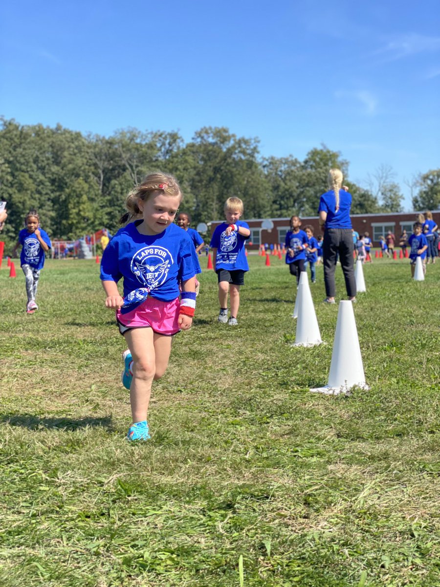 Back at it again with a great #Laps4Liberty! These Kinders did great in their very first race!  #LIBBackTogether
